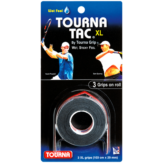 Overgrip Tourna Tac XL (Noir Pack de 3)