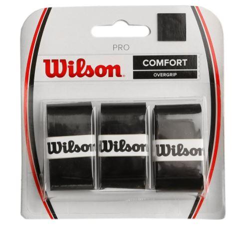 Overgrip Wilson Pro (Lot de 3, Noir)