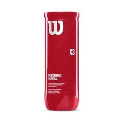 Balles de Padel Wilson X3 (Tube de 3 Balles)
