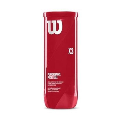 Balles de Padel Wilson X3 (Tube de 3 Balles)